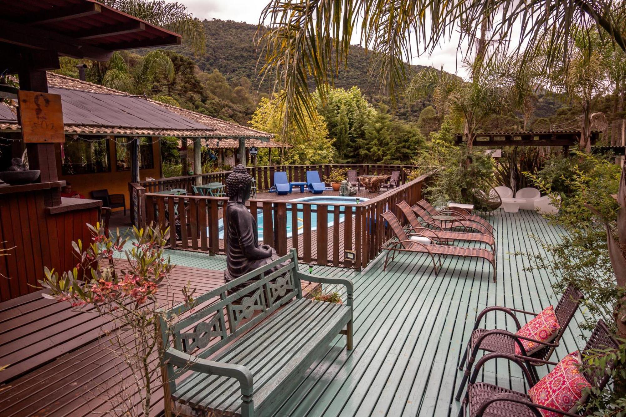 賓館 Jardim Do Buda - Cafe E Piscina *
